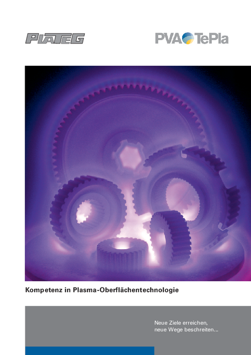 Produktbroschüre: Kompetenz in Plasma-Oberflächentechnologie